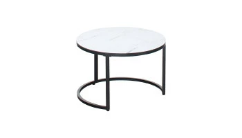 Biały stolik kawowy